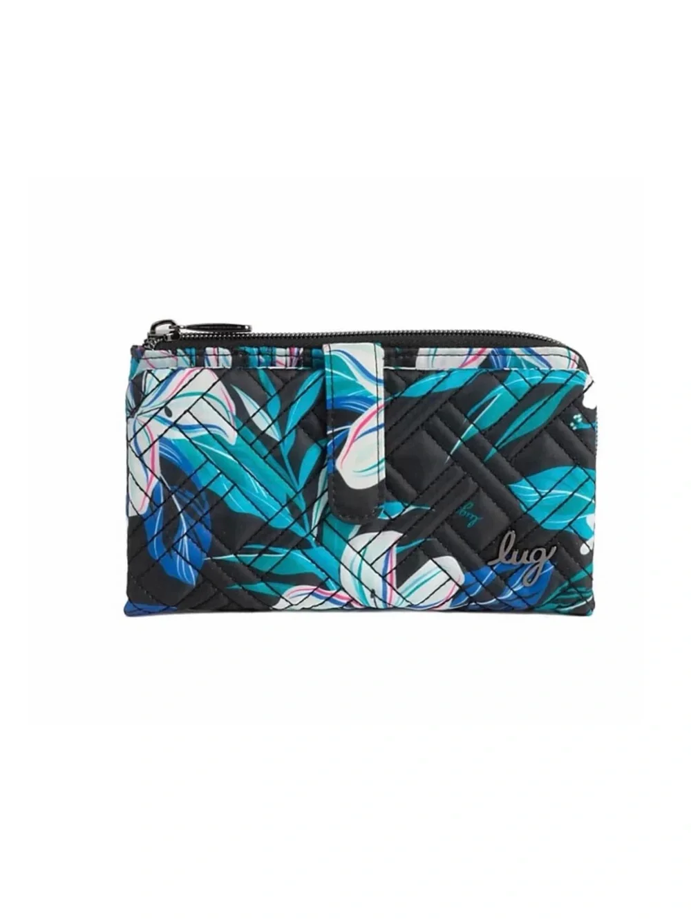 Lug Tram 2 RFID Wallet Hibiscus Multi NWT